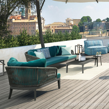 Moderne Villa Outdoor -Sofa Kombination